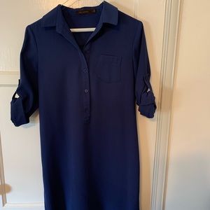 The Limited - Blue shirt dress